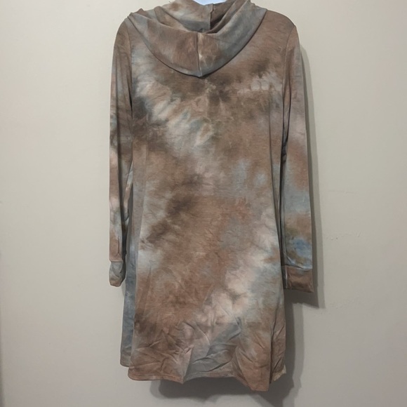TIE-DYE Hoodie Dress Size M - Picture 4 of 5